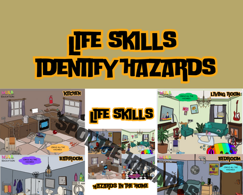 PSHE: Life skills within the Home (Hazards in the home posters)